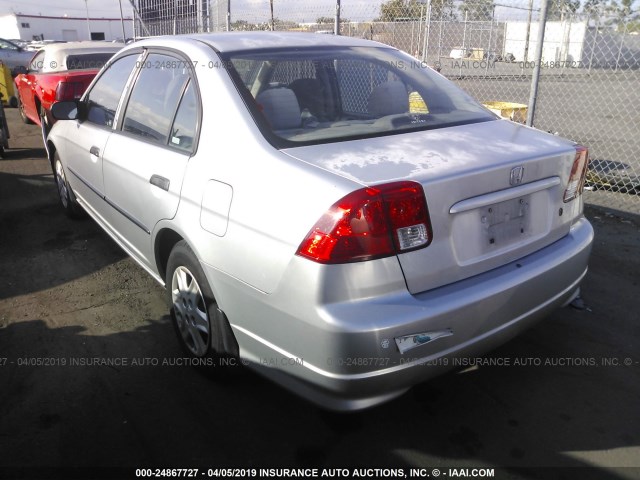 2HGES16385H547612 - 2005 HONDA CIVIC DX VP Gümüş foto 3