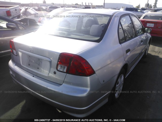 2HGES16385H547612 - 2005 HONDA CIVIC DX VP Gümüş foto 4