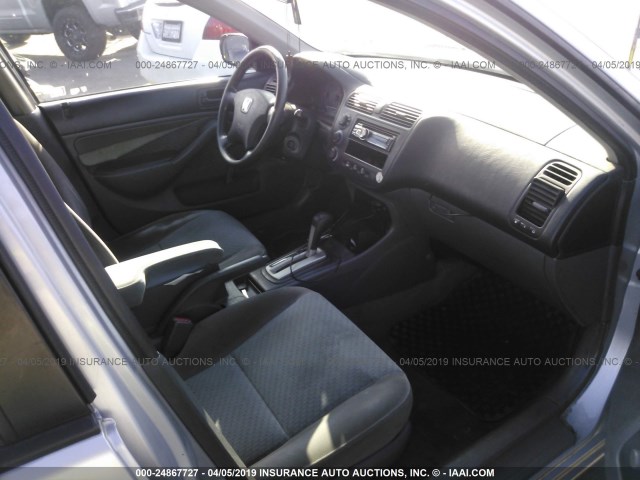 2HGES16385H547612 - 2005 HONDA CIVIC DX VP Gümüş foto 5