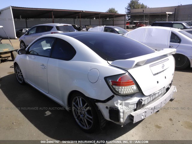 JTKDE167370212178 - 2007 TOYOTA SCION TC თეთრი ფოტო 3