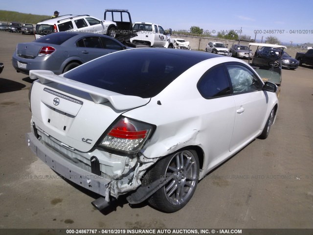 JTKDE167370212178 - 2007 TOYOTA SCION TC თეთრი ფოტო 4