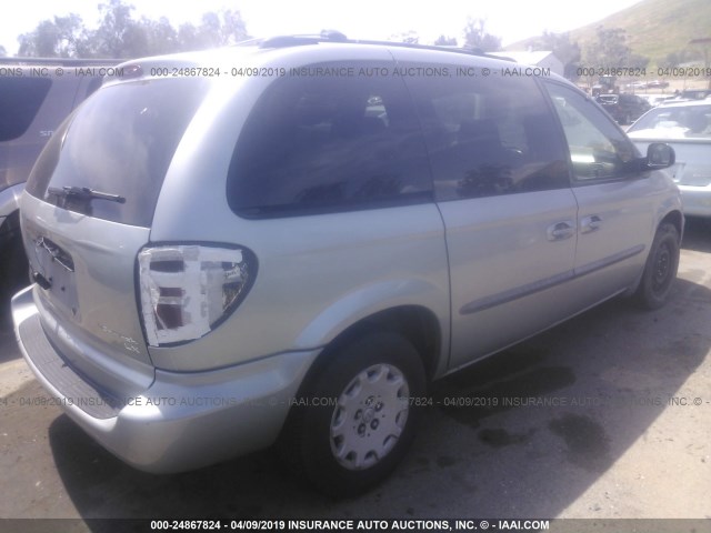 1C4GJ45383B114178 - 2003 CHRYSLER VOYAGER LX SILVER photo 4