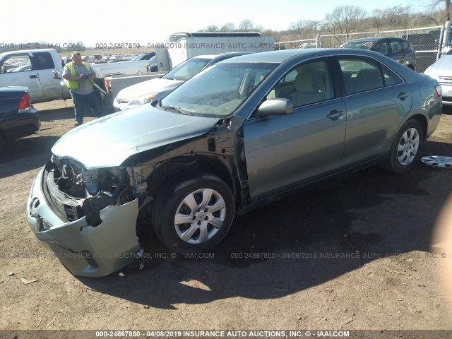 4T1BB3EK0BU141513 - 2011 TOYOTA CAMRY HYBRID GREEN photo 2