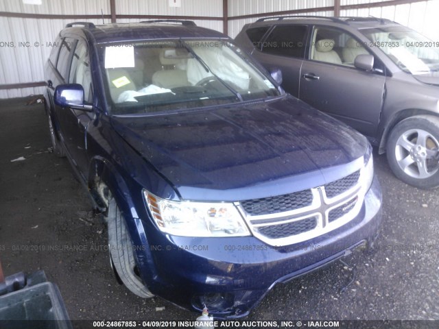 3C4PDCBG0JT513302 - 2018 DODGE JOURNEY SXT BLUE photo 1