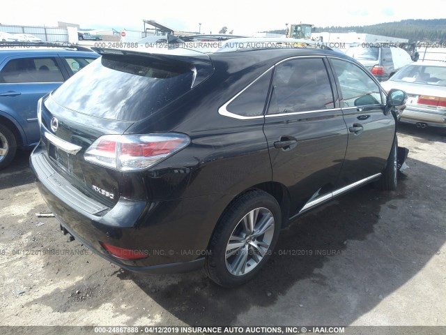 2T2BK1BA2FC273448 - 2015 LEXUS RX 350/BASE/F SPORT BLACK photo 4