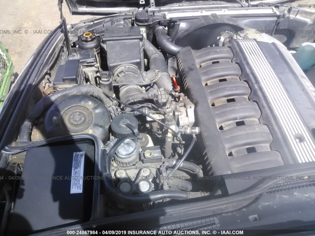WBAHD6324RBJ95820 - 1994 BMW 525 I AUTOMATIC BLACK photo 10