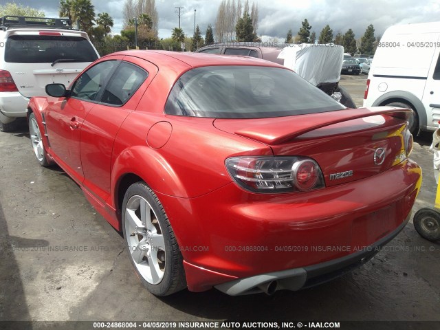 JM1FE173140114497 - 2004 MAZDA RX8 RED photo 3