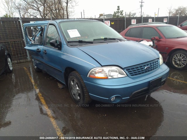 2FMZA504X3BB46439 - 2003 FORD WINDSTAR WAGON BLUE photo 1