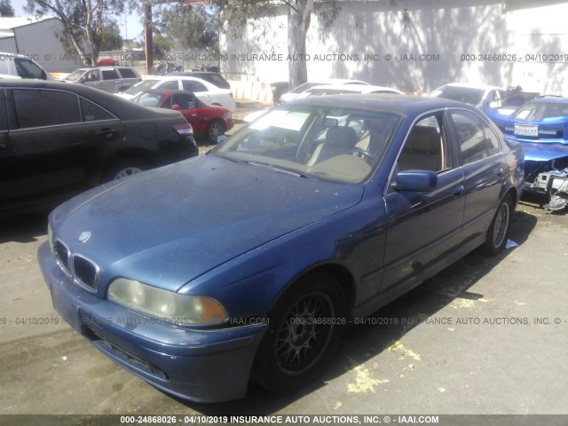 WBADT43461GF57745 - 2001 BMW 525 I AUTOMATIC Mavi foto 2