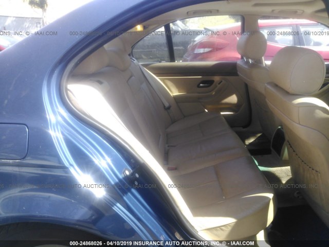 WBADT43461GF57745 - 2001 BMW 525 I AUTOMATIC Mavi foto 8