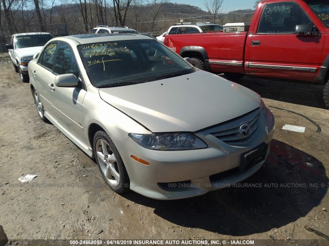 1YVHP80DX45N91294 - 2004 MAZDA 6 S TAN photo 1