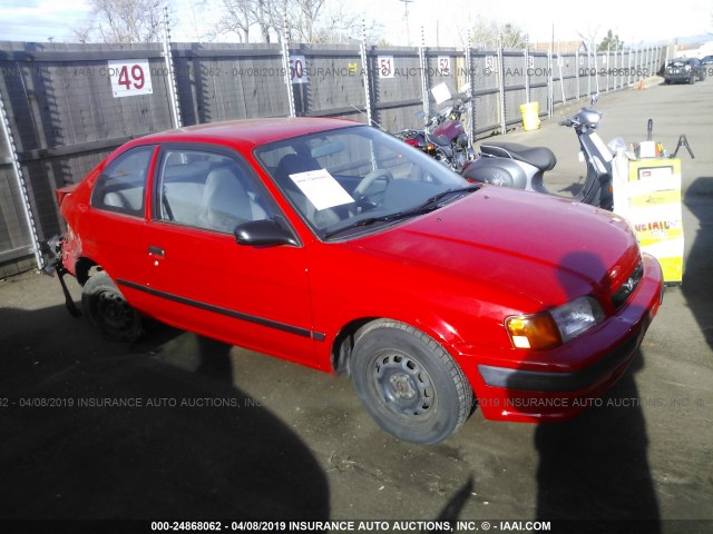 JT2EL56D9S0071682 - 1995 TOYOTA TERCEL DX RED photo 1