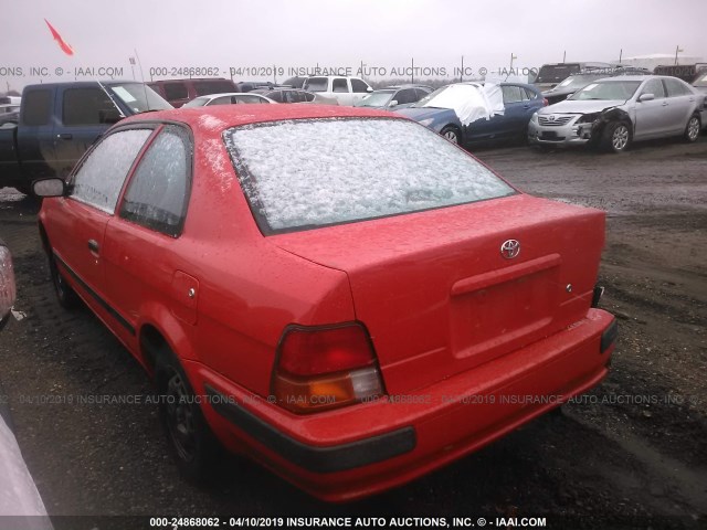 JT2EL56D9S0071682 - 1995 TOYOTA TERCEL DX RED photo 3