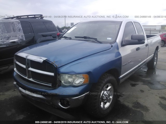 3D7KA28D84G161650 - 2004 DODGE RAM 2500 ST/SLT SILVER photo 2