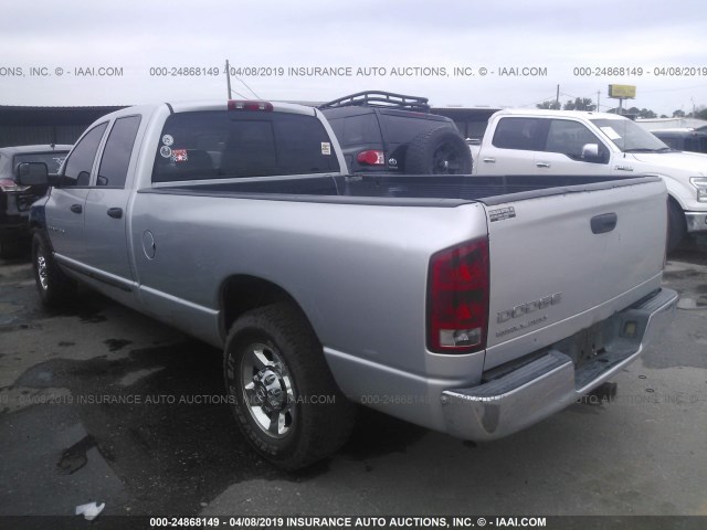 3D7KA28D84G161650 - 2004 DODGE RAM 2500 ST/SLT SILVER photo 3