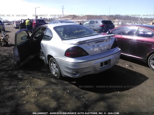 1G2NV12E54C110184 - 2004 PONTIAC GRAND AM GT1 SILVER photo 3