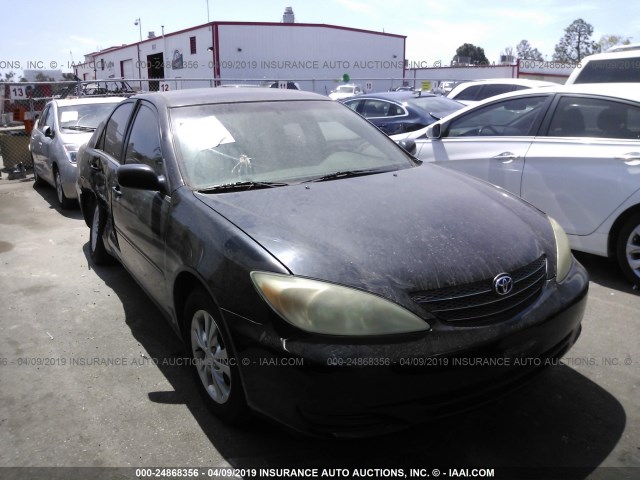 4T1BF32K54U068716 - 2004 TOYOTA CAMRY LE/XLE/SE BLACK photo 1