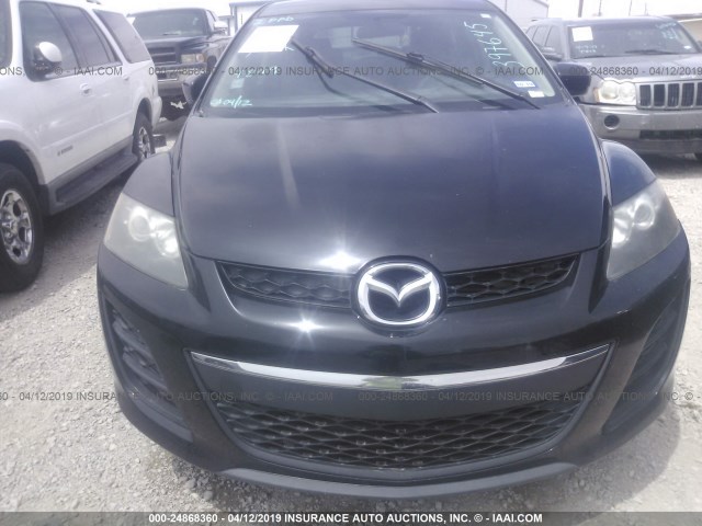 JM3ER2A56B0397645 - 2011 MAZDA CX-7 BLACK photo 6