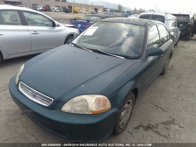 2HGEJ6506TH522213 - 1996 HONDA CIVIC LX/EX GREEN photo 2