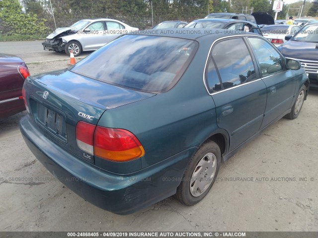 2HGEJ6506TH522213 - 1996 HONDA CIVIC LX/EX GREEN photo 4