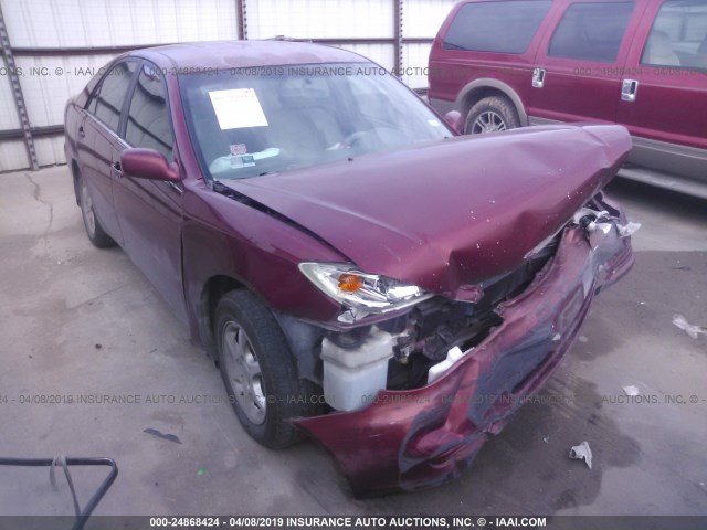 4T1BE32K13U256828 - 2003 TOYOTA CAMRY LE/XLE/SE MAROON photo 1