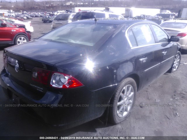 1G4HD572X7U151079 - 2007 BUICK LUCERNE CXL BLACK photo 4