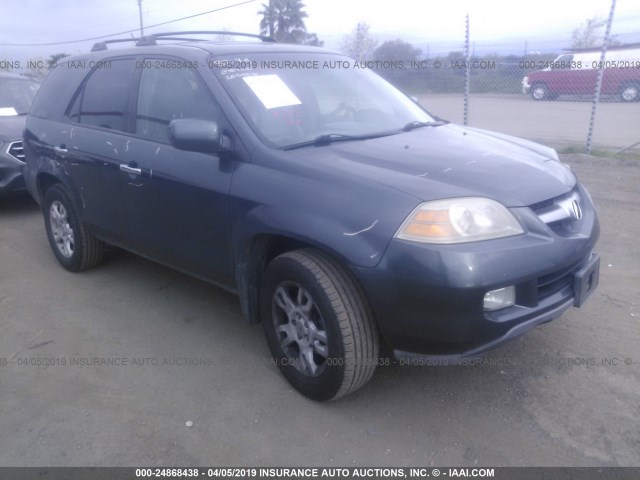 2HNYD18654H505677 - 2004 ACURA MDX TOURING GRAY photo 1