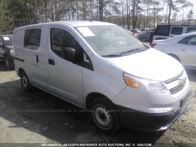 3N63M0YN9FK735365 - 2015 CHEVROLET CITY EXPRESS LS SILVER photo 1