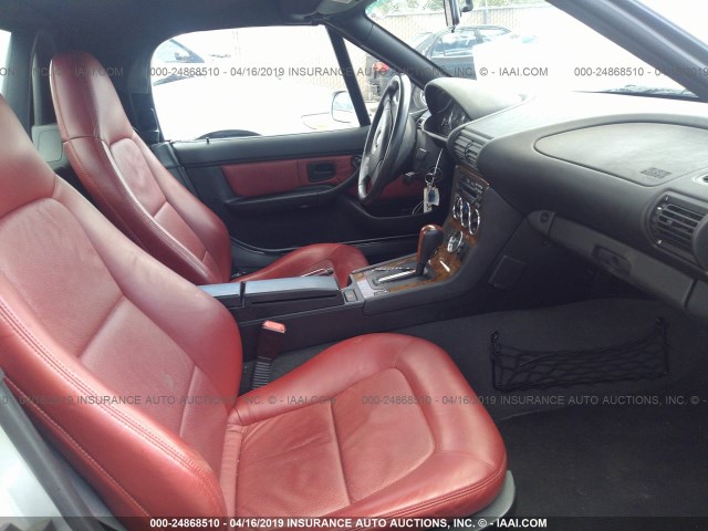 4USCH9342YLG02267 - 2000 BMW Z3 2.3 SILVER photo 5