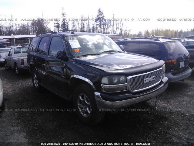 1GKEK13Z04R225640 - 2004 GMC YUKON BLACK photo 1