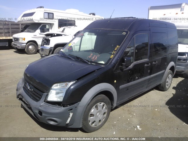 NM0LS7AN6DT150951 - 2013 FORD TRANSIT CONNECT XL BLACK photo 2
