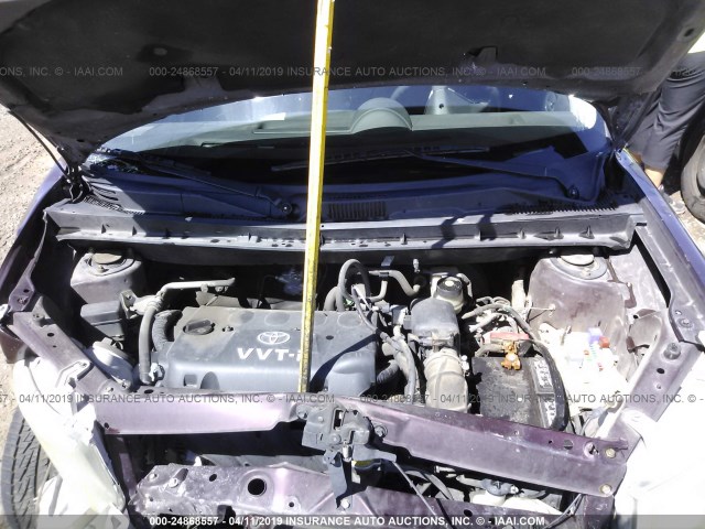 JTLKT324X54006345 - 2005 TOYOTA SCION XB 紫色 照片 10