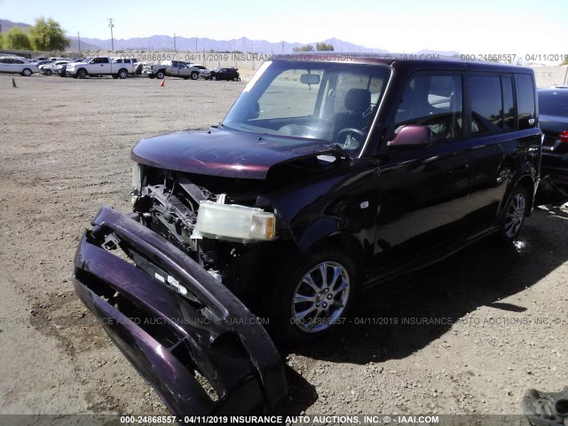 JTLKT324X54006345 - 2005 TOYOTA SCION XB 紫色 照片 2