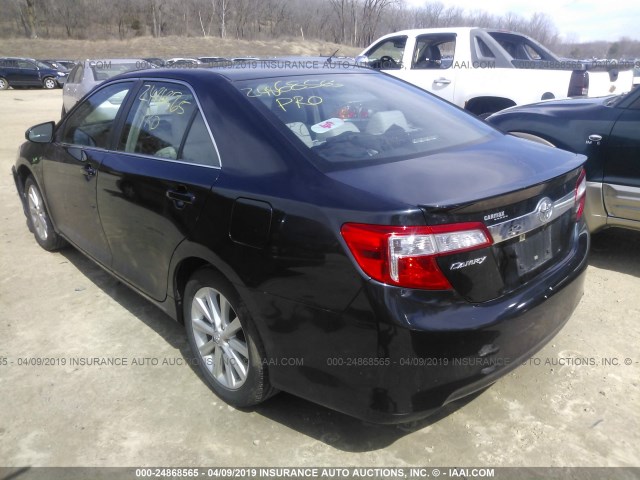 4T1BF1FK4CU089442 - 2012 TOYOTA CAMRY SE/LE/XLE 黑色 照片 3