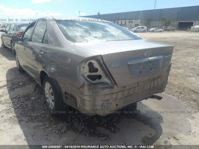 4T1BE32K75U563858 - 2005 TOYOTA CAMRY LE/XLE/SE SILVER photo 3