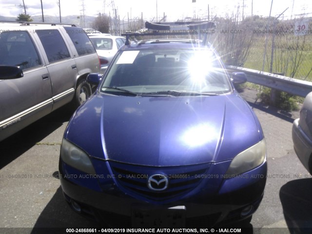 JM1BK123441171060 - 2004 MAZDA 3 S BLUE photo 6