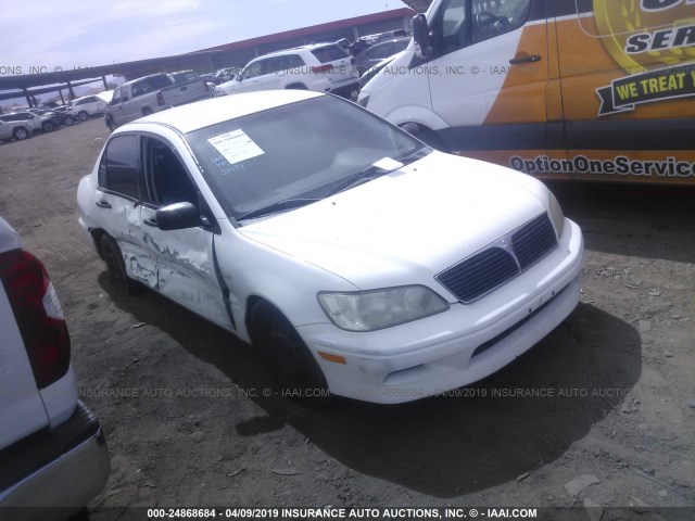 JA3AJ26E12U073324 - 2002 MITSUBISHI LANCER ES WHITE photo 1