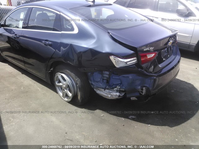 1G1ZB5ST5JF205827 - 2018 CHEVROLET MALIBU LS BLUE photo 6