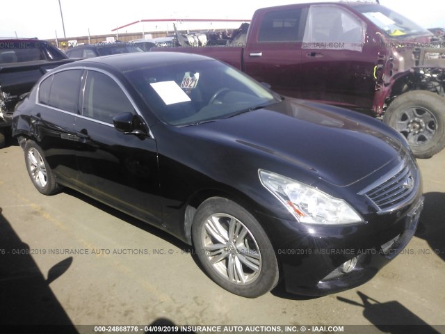 JN1CV6AR5CM674790 - 2012 INFINITI G37 BLACK photo 1