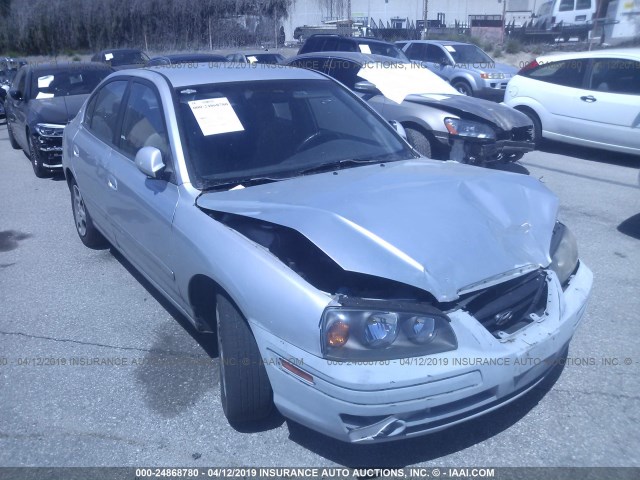 KMHDN46D25U093524 - 2005 HYUNDAI ELANTRA GLS/GT SILVER photo 1