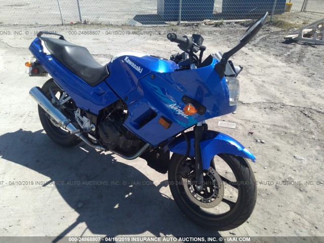 JKAEXMF136DA21075 - 2006 KAWASAKI EX250 F BLUE photo 1