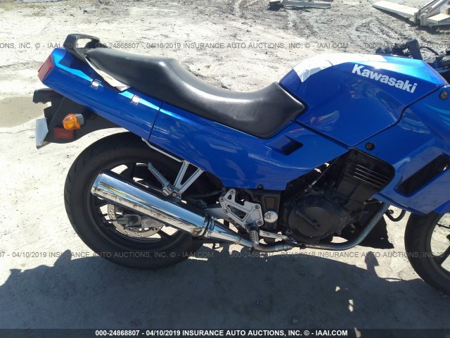 JKAEXMF136DA21075 - 2006 KAWASAKI EX250 F BLUE photo 6