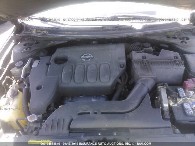 1N4AL21E38N506198 - 2008 NISSAN ALTIMA 2.5/2.5S GRAY photo 10