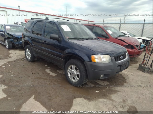 1FMYU93193KA39836 - 2003 FORD ESCAPE XLT BLUE photo 1