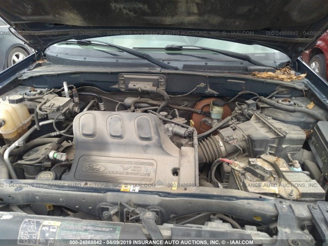 1FMYU93193KA39836 - 2003 FORD ESCAPE XLT BLUE photo 10