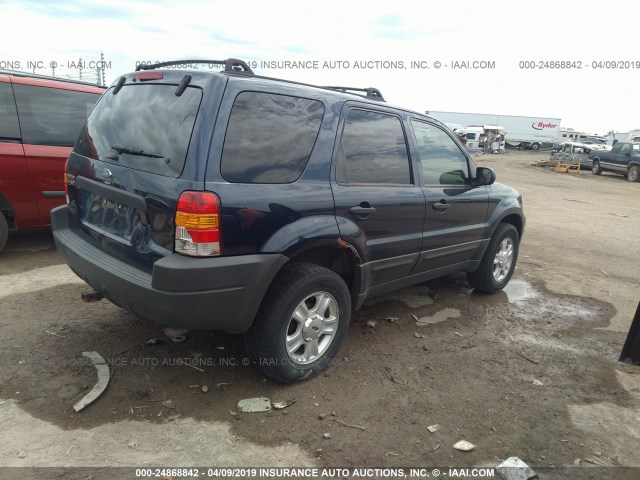 1FMYU93193KA39836 - 2003 FORD ESCAPE XLT BLUE photo 4