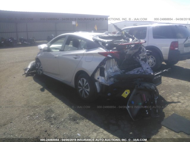 JTDKARFP0H3039731 - 2017 TOYOTA PRIUS PRIME  银色 照片 3