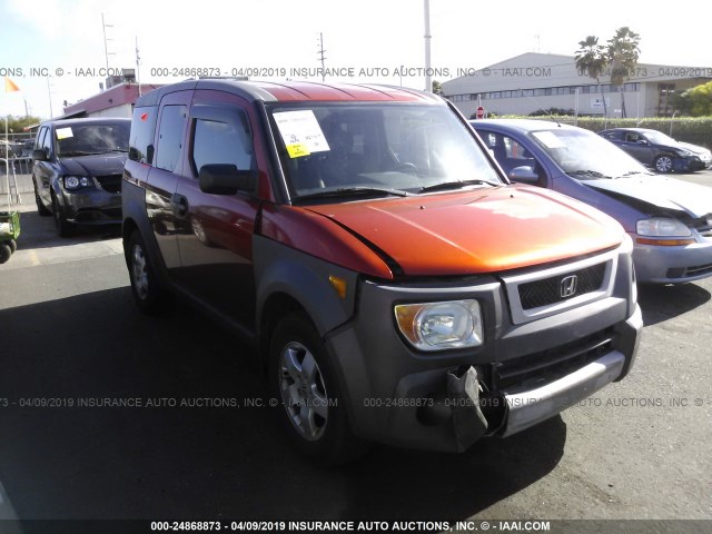 5J6YH28594L036551 - 2004 HONDA ELEMENT EX ORANGE photo 1