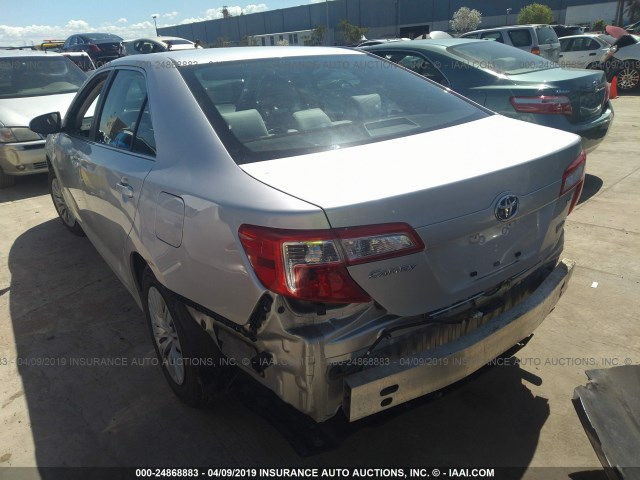 4T1BD1FK9DU075995 - 2013 TOYOTA CAMRY HYBRID/LE/XLE SILVER photo 3