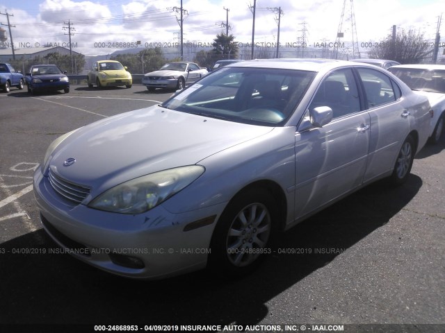 JTHBF30GX20079328 - 2002 LEXUS ES 300 SILVER photo 2